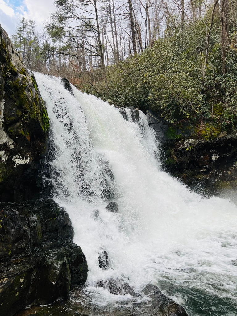 Abrams Falls Trail - next to falls